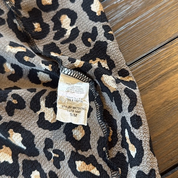 Leopard Shawl Sz S/M - Picture 8 of 10